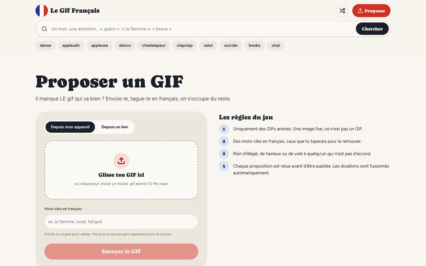 Le Gif Français : partage